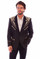 Floral Embroidered Button Front Blazer,Floral Embroidered Blazer P-916