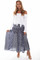 Print Skirt with Belt PSL-252