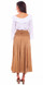 ELEGANT ACID WASH SKIRT,Acid Washed Shirt with Beaded Belt PSL-136