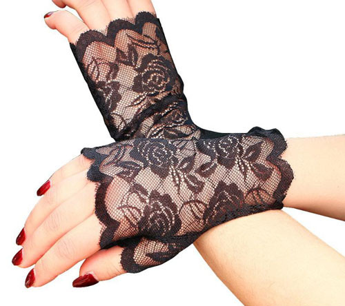 Lace Fingerless Mitt DH0890