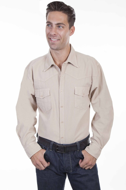 Men'S Western Yoke Shirt CM7