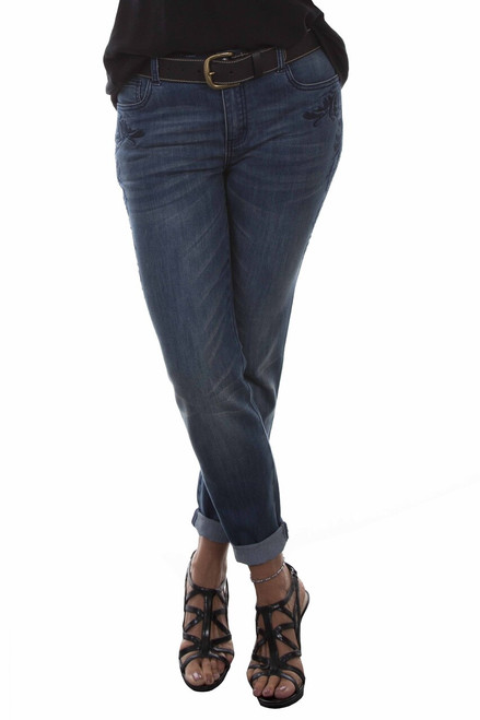 Ladies Embroidered Jeans HC340