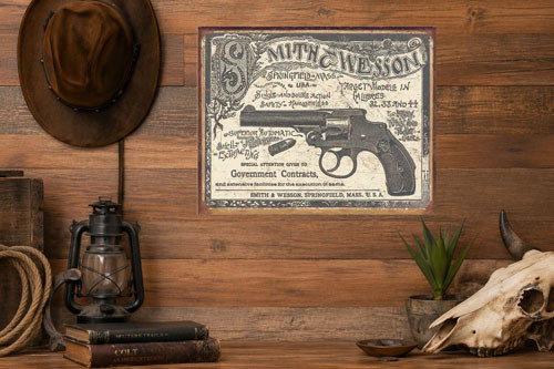 S&W 1892 Tin Sign DE2014