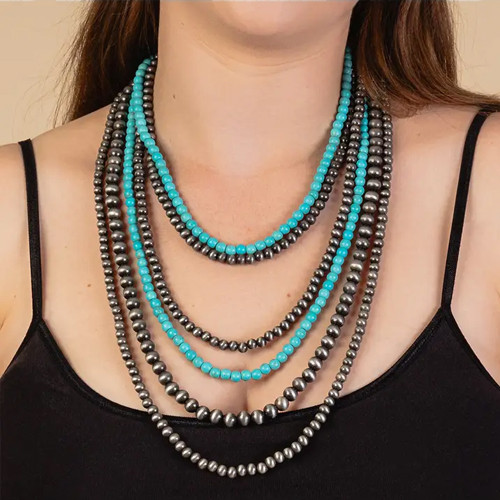 Layered Bead Necklace NK92036