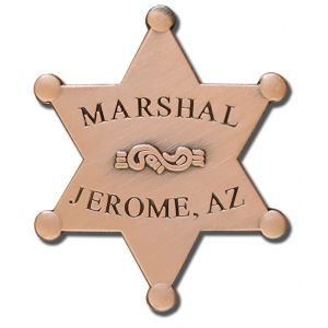 MARSHAL JEROME BADGE PIN PO-63