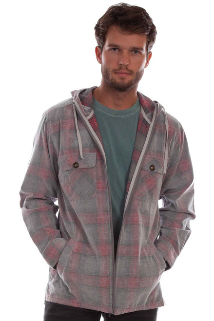 FARTHEST POINT PLAID HOODIE 5329