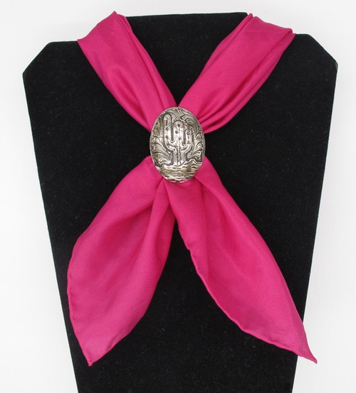 Oval Cactus Scarf Slide 28076