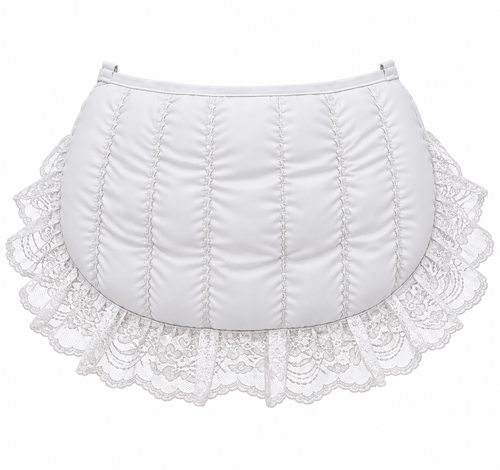 Lace Trim Bustle C-5