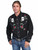 Skull Rose Embroidered Shirt P-771