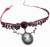 Victorian Rose Choker DH5007-Burg