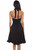 Halter Dress With Ruffle Trim PSL-053