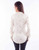 Snap Front Blouse With Floral Print HC904