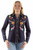 Bright Floral Embroidered Blouse PL-899