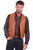 Western Leather Vest,Western Vest,SINGLE POINT YOKE Leather Vest 503