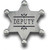 DEPUTY BADGE PIN  (STAR) PO-12