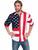 SHORT SLEEVE STAR FLAG SHIRT RW029SS
