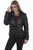 FRONT ZIP RIBBED Leather Jacket L620