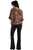 Paisley Print Tie Front Blouse HC1042