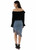 Fringe Jean Skirt HC938