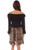 19" Ruffled Python Skirt HC676