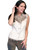 Ladies Suede/Faux Fur Vest 8006