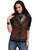 Ladies Suede/Faux Fur Vest 8006