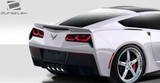 2014-2019 Chevrolet Corvette C7 Duraflex GT Concept Rear Diffuser - 2 Piece