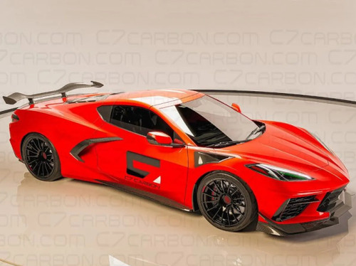 C7 Carbon Z06 Style Canards Carbon Fiber Chevrolet Corvette C8 Stingray | Z51 2020-2024