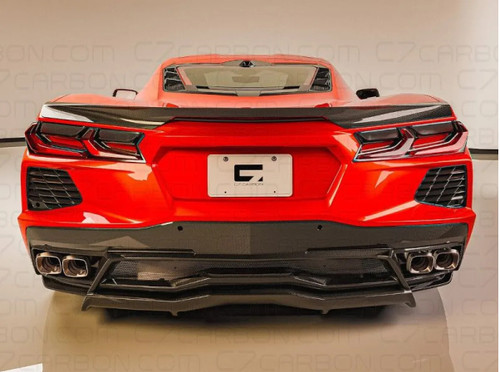C7 Carbon Race Edition Rear Diffuser Carbon Fiber Chevrolet Corvette C8 Stingray 2020-2024
