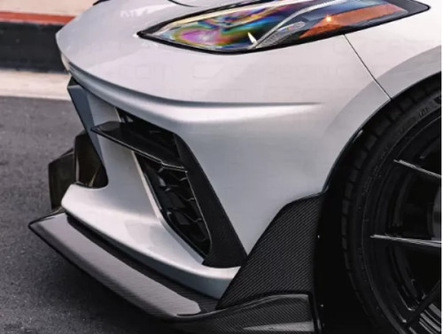 C7 Carbon Race Carbon Fiber Front Splitter Chevrolet Corvette C8 Stingray | Z51 2020-2024