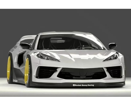 Pandem Aero FRP Front Lip Spoiler Chevrolet Corvette C8 2020-2024