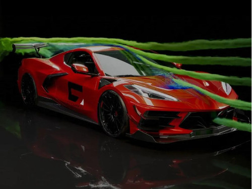 C7 Carbon Track Spec Ducted Hood Composite Unpainted Chevrolet Corvette C8 2020-2024