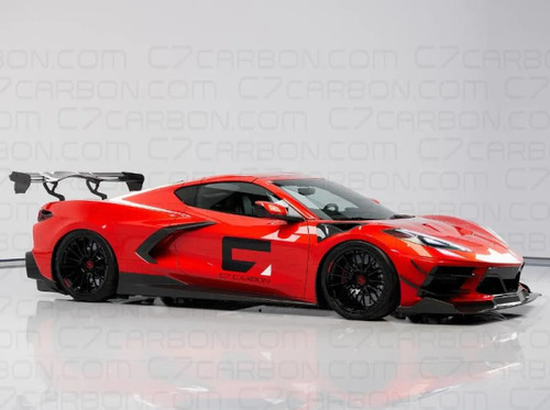 C7 Carbon Track Spec Functional S Duct Hood Package Composite Unpainted Chevrolet Corvette C8 2020-2024