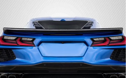 2020-2024 Chevrolet Corvette C8 Carbon Creations Gran Veloce Flush Mount Rear Wing Spoiler - 1 Piece