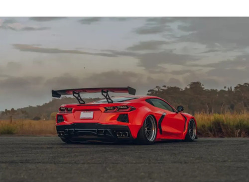 Street Hunter Carbon Fiber Rear Wing Chevrolet C8 Corvette Stingray 2020-2024