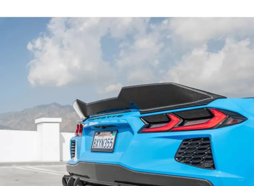 Street Hunter Carbon Fiber Duckbill Spoiler Chevrolet C8 Corvette Stingray 2020-2024