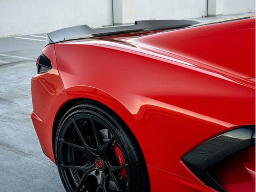 C7 Carbon Ducktail Spoiler Carbon Fiber Chevrolet C8 Corvette Stingray 2020-2024