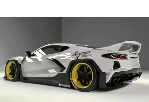 Pandem Aero FRP Rear Wing Chevrolet Corvette C8 2020-2024