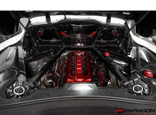 Paragon Performance Billet Strut Tower Support Bar Chevrolet C8 Corvette 2020-2024