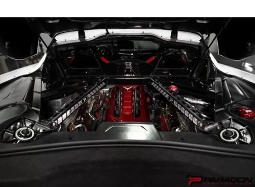 Paragon Performance Billet Strut Tower Support Bar Chevrolet C8 Corvette 2020-2024