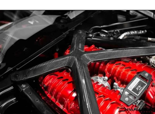 Paragon Performance Carbon Fiber X Brace Chevrolet C8 Corvette Stingray Coupe Only 2020-2025