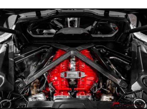 Paragon Performance Carbon Fiber X Brace Chevrolet C8 Corvette Stingray Coupe Only 2020-2025