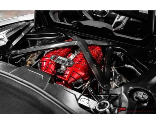 Paragon Performance Carbon Fiber X Brace Chevrolet C8 Corvette Stingray Coupe Only 2020-2025