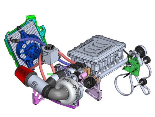 Procharger Stage II Supercharger Intercooled Tuner Kit Chevrolet Corvette C8 2020-2024