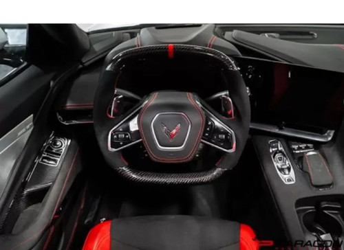 Paragon Performance Carbon Fiber Paddle Shifter Covers Chevrolet C8 Corvette 2020-2024