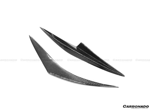 Carbonado CFRP Canards for Chevrolet Corvette C7 Z06 2013-2019, Carbon Fiber Finish