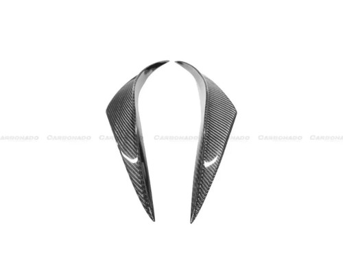 Carbonado CFRP Canards for Chevrolet Corvette C7 Z06 2013-2019, Carbon Fiber Finish