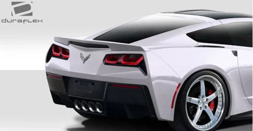 2014-2019 Chevrolet Corvette C7 Duraflex GT Concept Rear Diffuser - 2 Piece