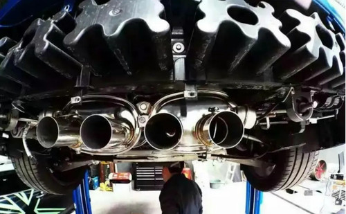 ARMYTRIX Valvetronic Exhaust System for Chevrolet Corvette C7 Stingray Z06 2014-2019 - Blue Coated