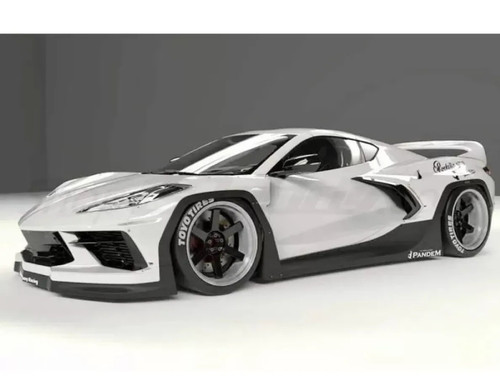 GReddy Rocket Bunny Rear Over-Fenders Chevrolet C8 Corvette 2020-2024